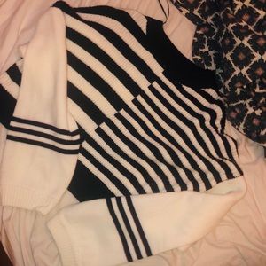 Striped Crop Sweater